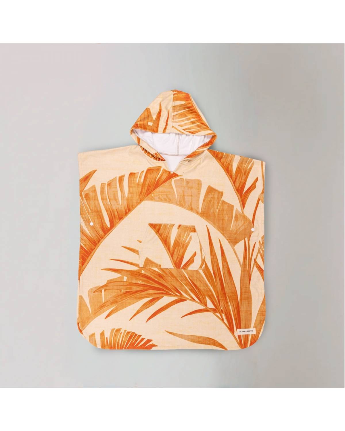 Toddlers Palm Hooded Poncho
