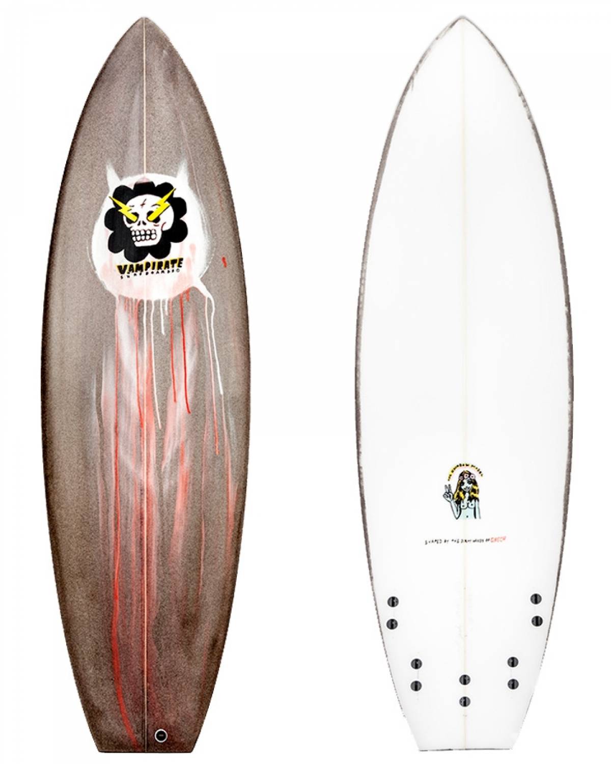 VAMPIRATE SURFBOARD セミガン VAMPIRATE SURFBOARD セミガン VAMPIRATE SURFBOARD セミガン
