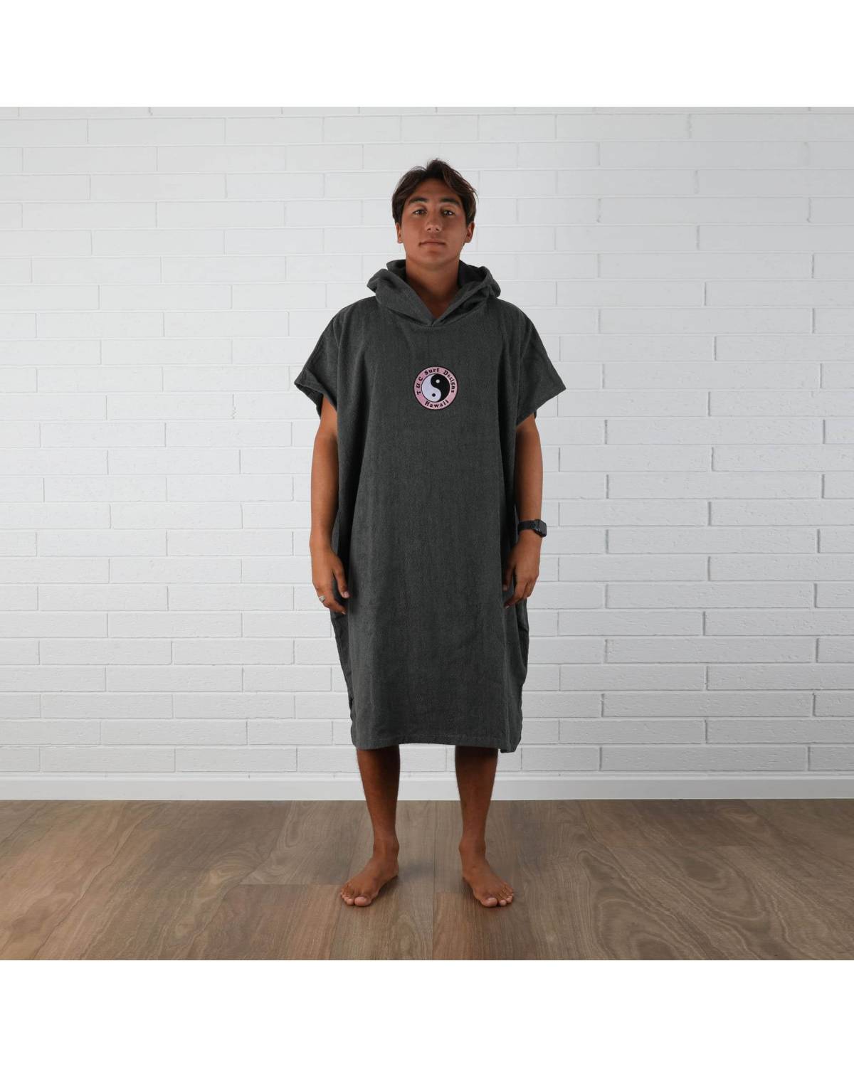 T&C OG CF Hooded Towel Gun Metal front