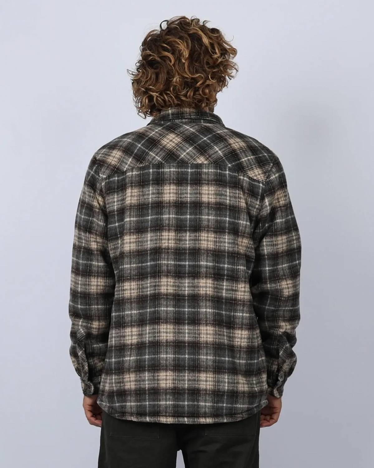 Canyon Sherpa Flannel - Light Char
