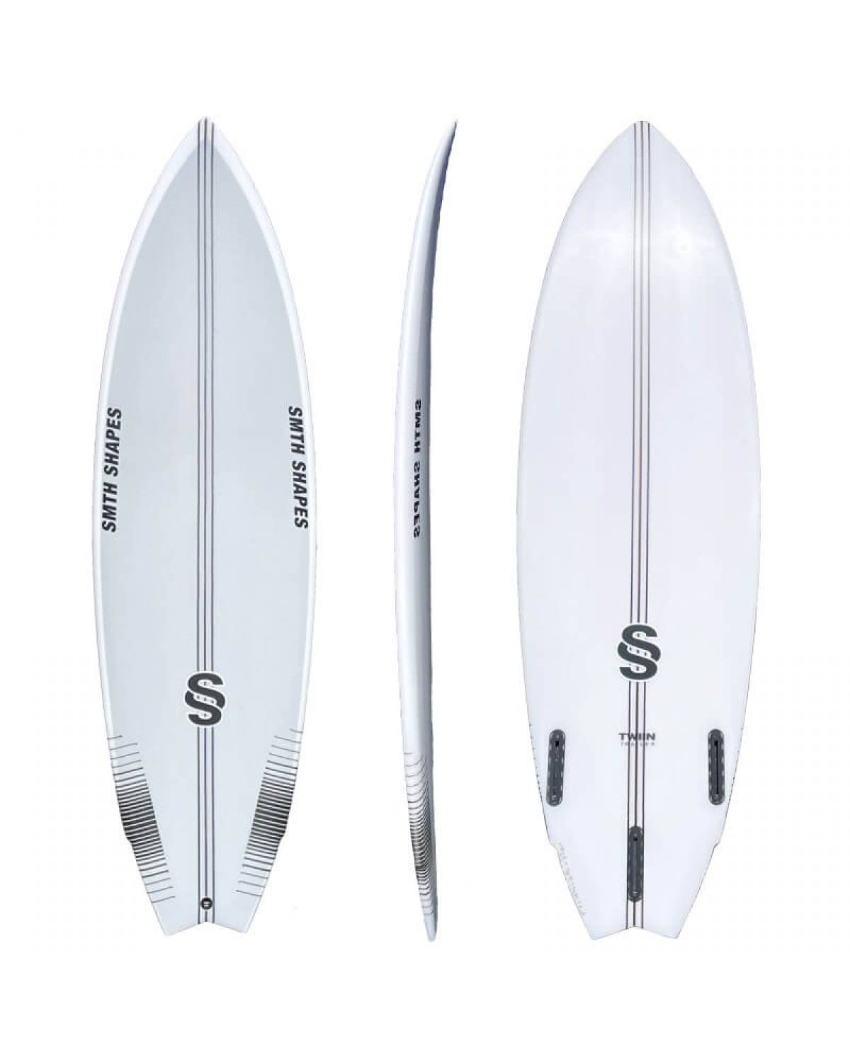 Surfboard | SMTH Shapes Twin Trailer 6ft 6in | Boardcave