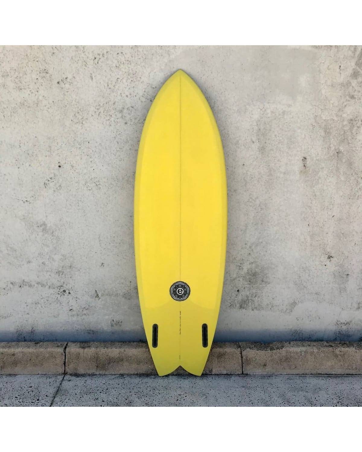 Twin Fish - Mustard (Elemnt) - 5' 10" x 21 " x 2 5/8" x 33.7L - FCS II