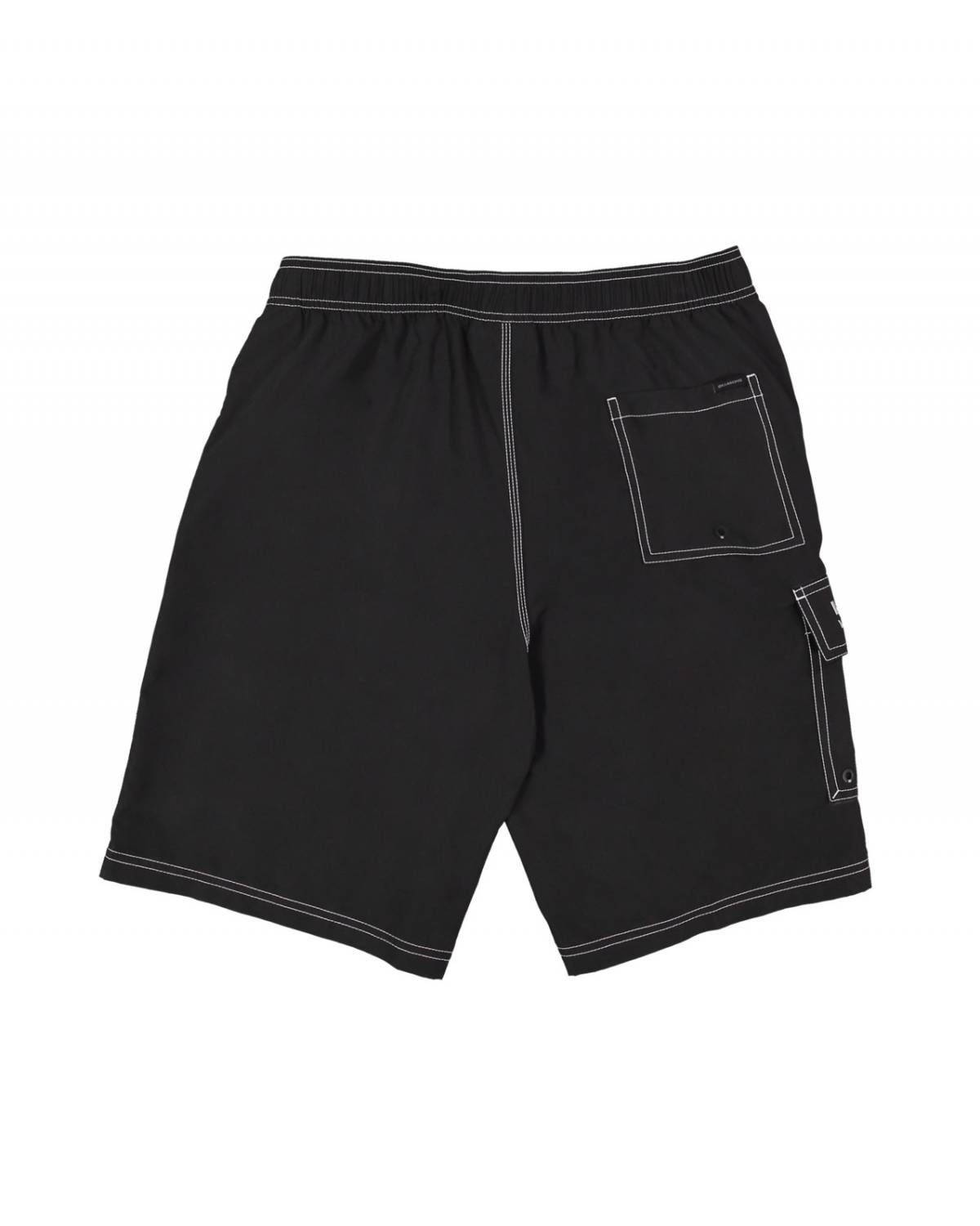 Mens Throw On 22" Boardshort - Black