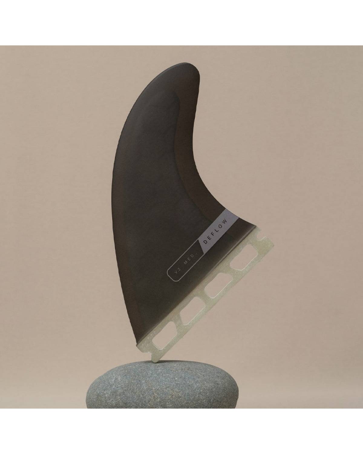 Bravosurf | DEFLOW THRUSTER FINS V.2 L BLACK FUT  | Black