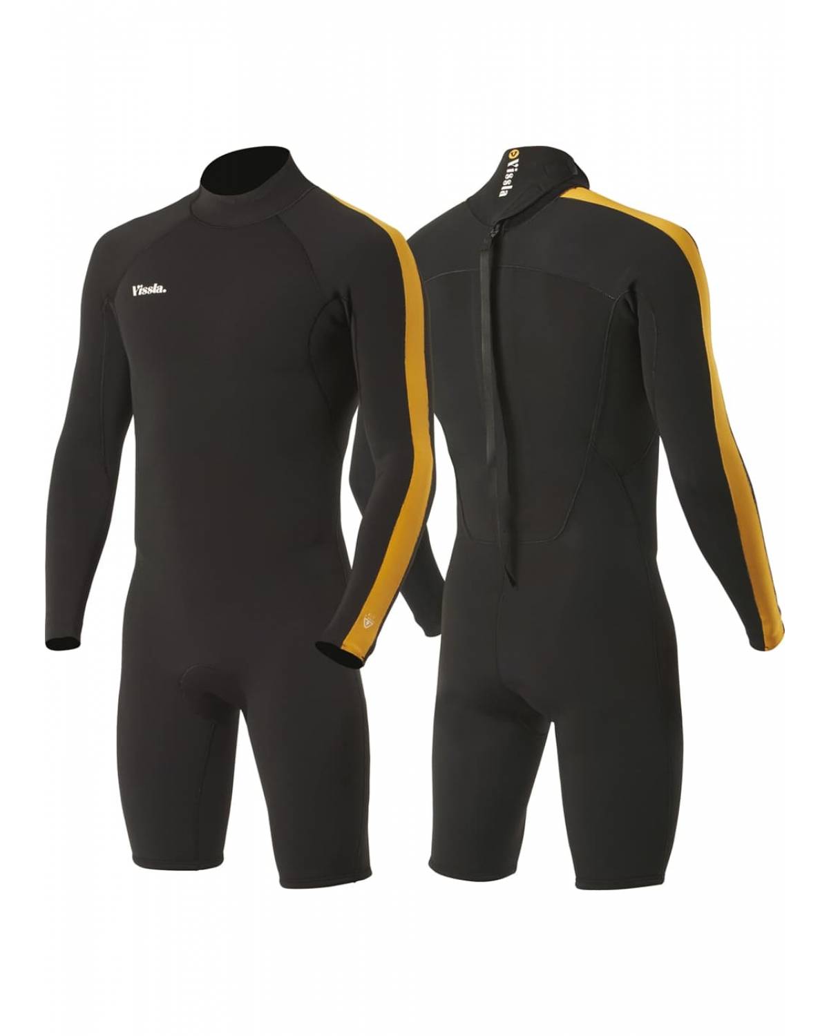 7 Seas Gadoo 2/2 L/S Spring Suit - Black