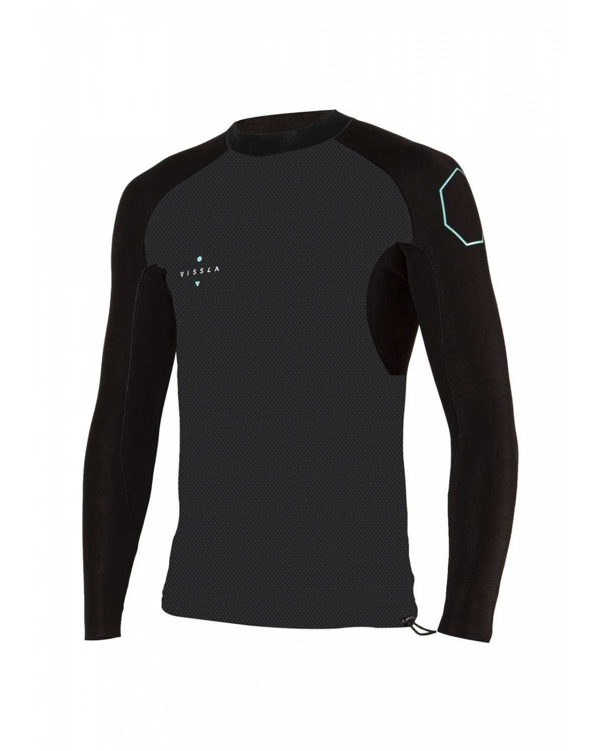Vissla 1mm High Seas L/S Jacket - Phantom 2 - Front