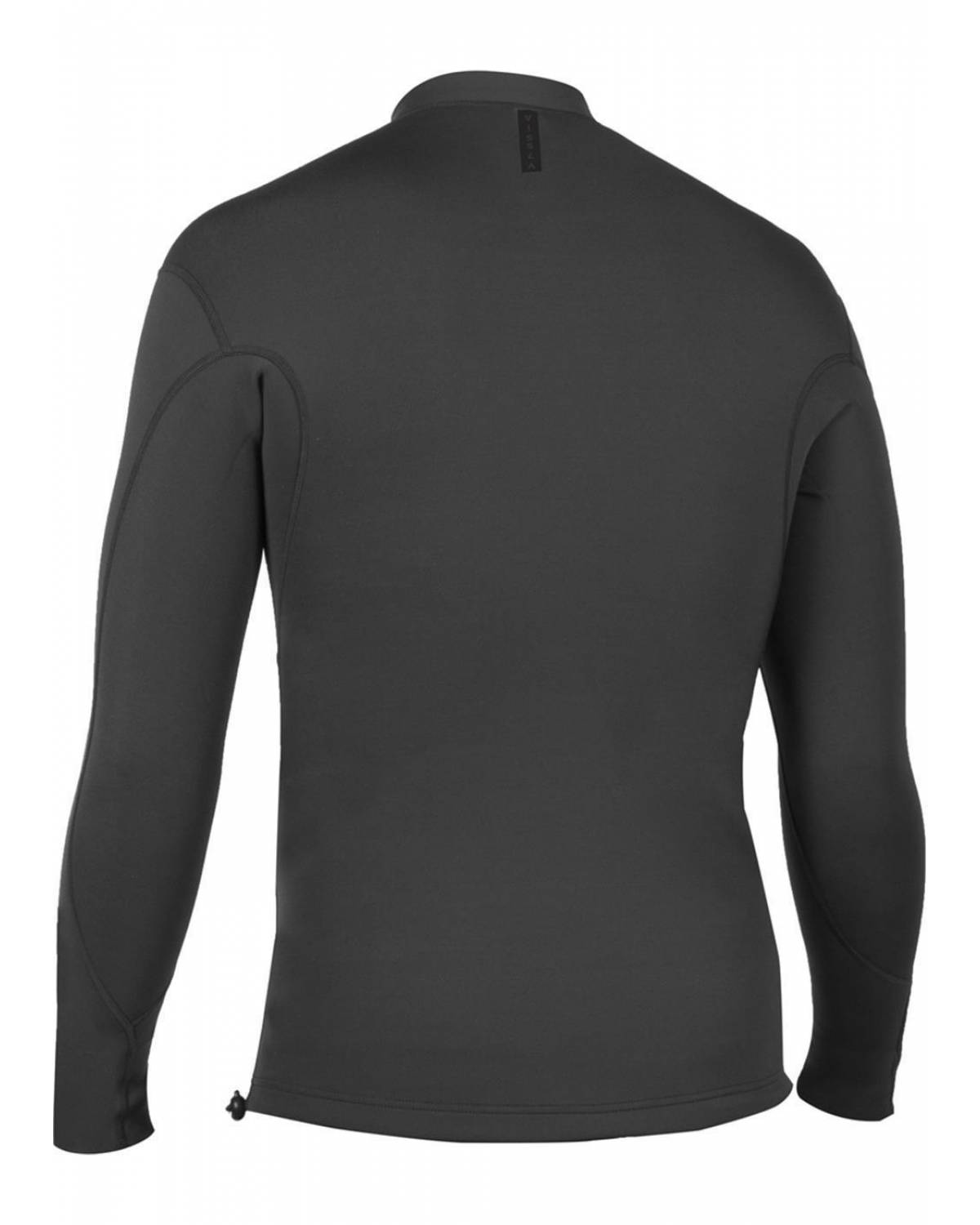 Vissla 1mm Performance Reversible Long Sleeve Wetsuit Top Jacket Stealth - back