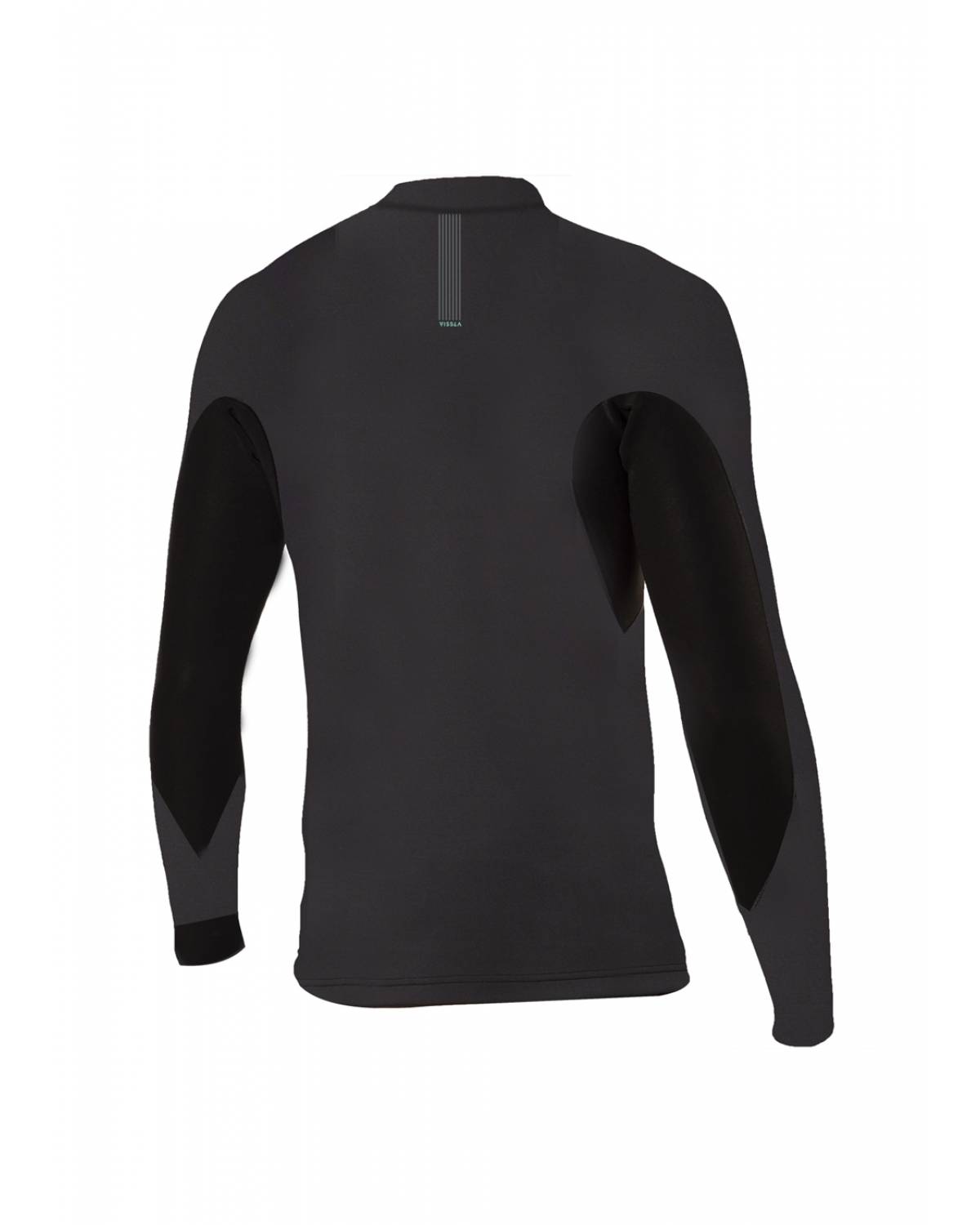Vissla 2mm North Seas Front Zip - Black - Back