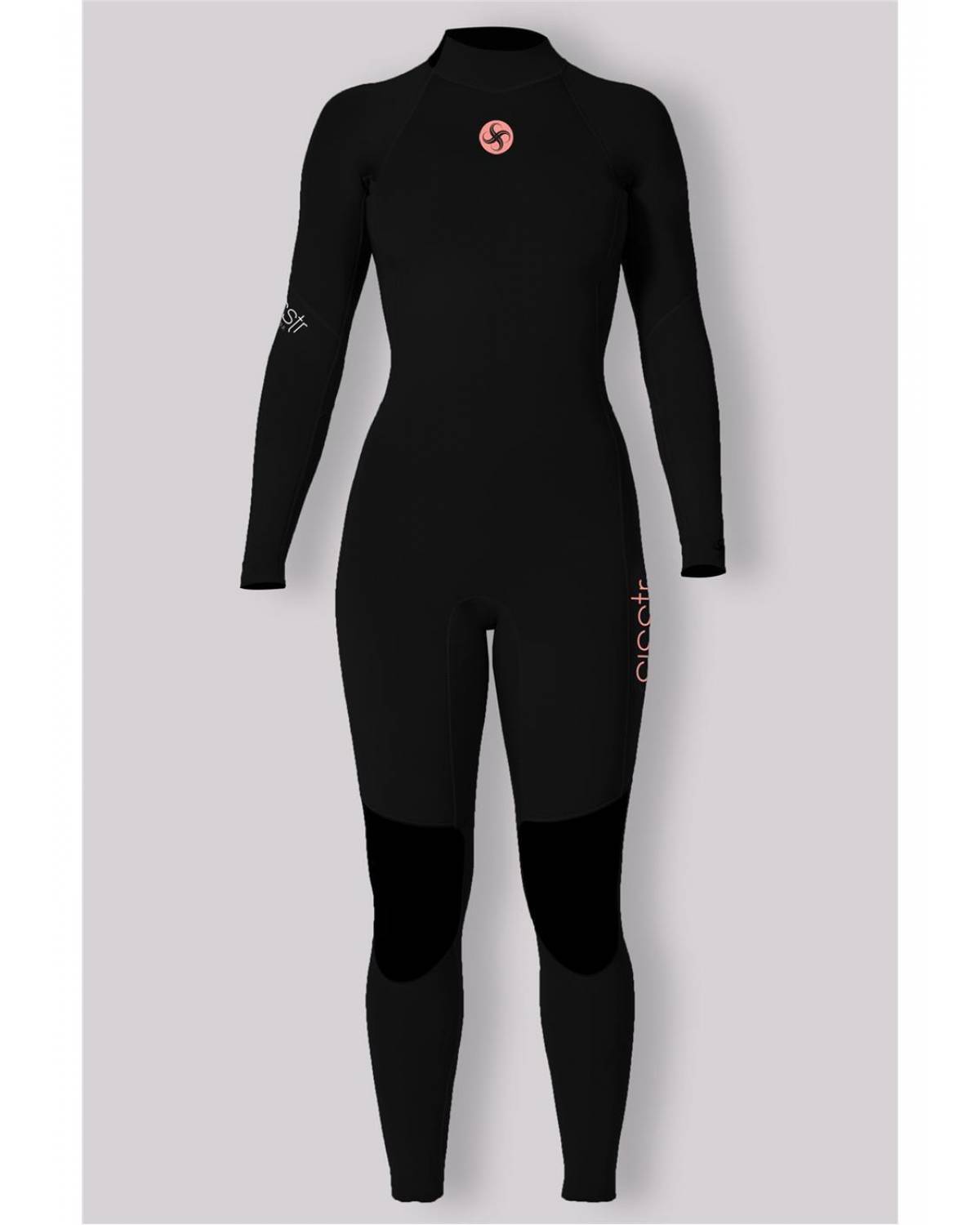 Sisstrevolution 7 Seas 3/2 Back Zip Full - Black