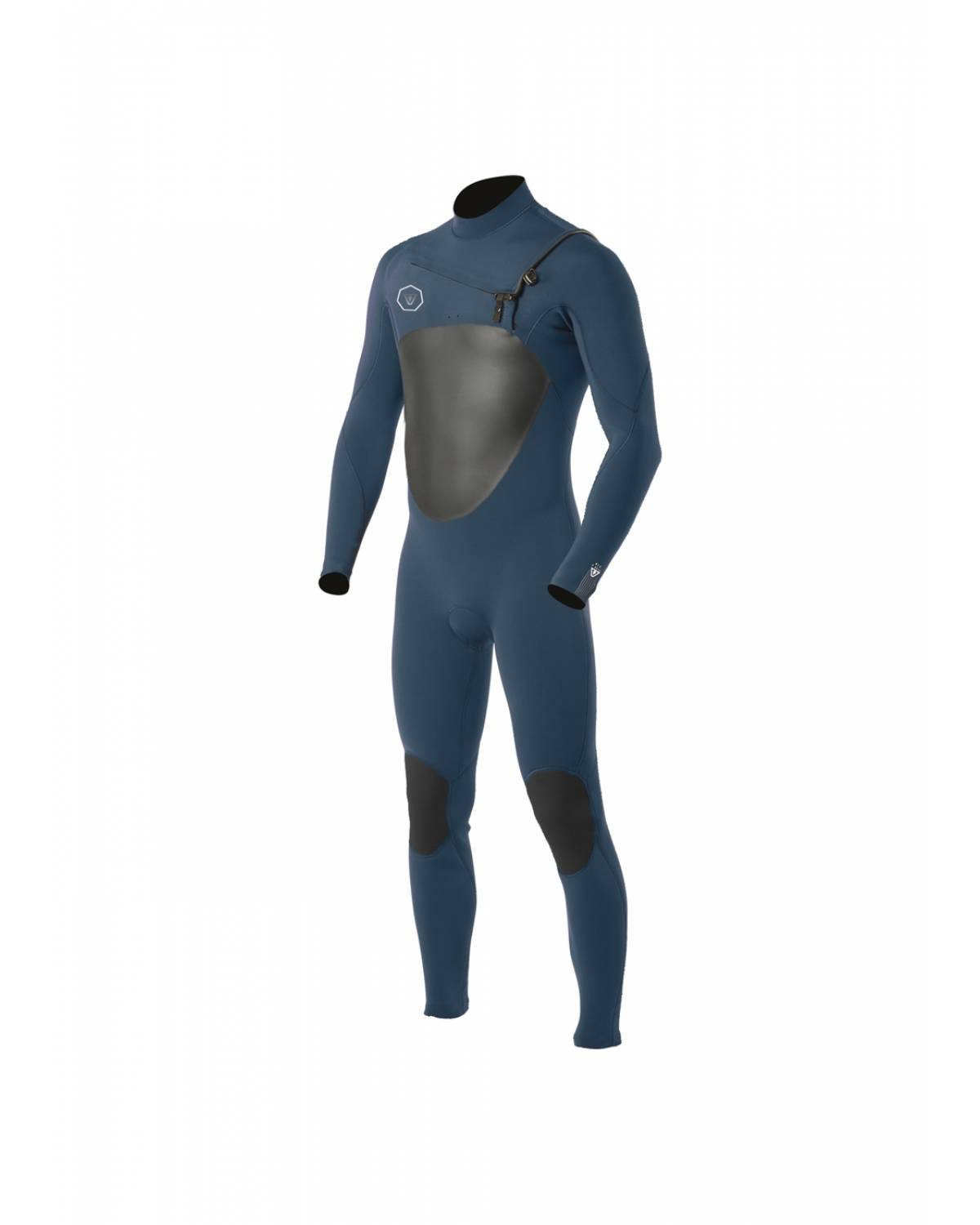 Vissla 7 Seas 3/2 Full Chest Zip - Navy - Front
