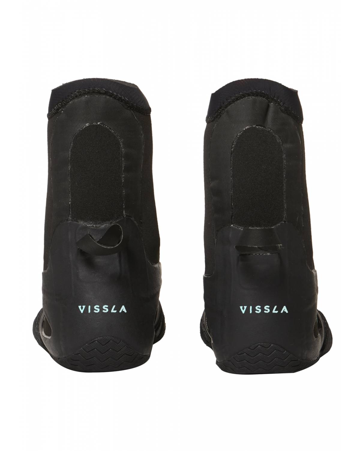 Vissla 7 Seas 5mm Round Toe Bootie - Black - Back