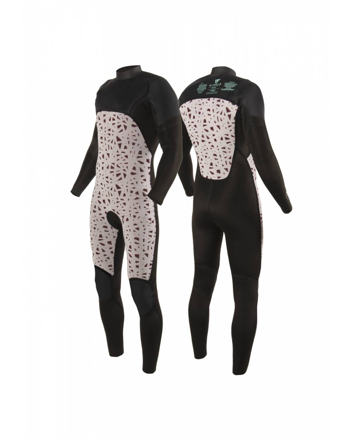 Vissla 7 Seas Raditude 3/2 Full Chest Zip - Night 2