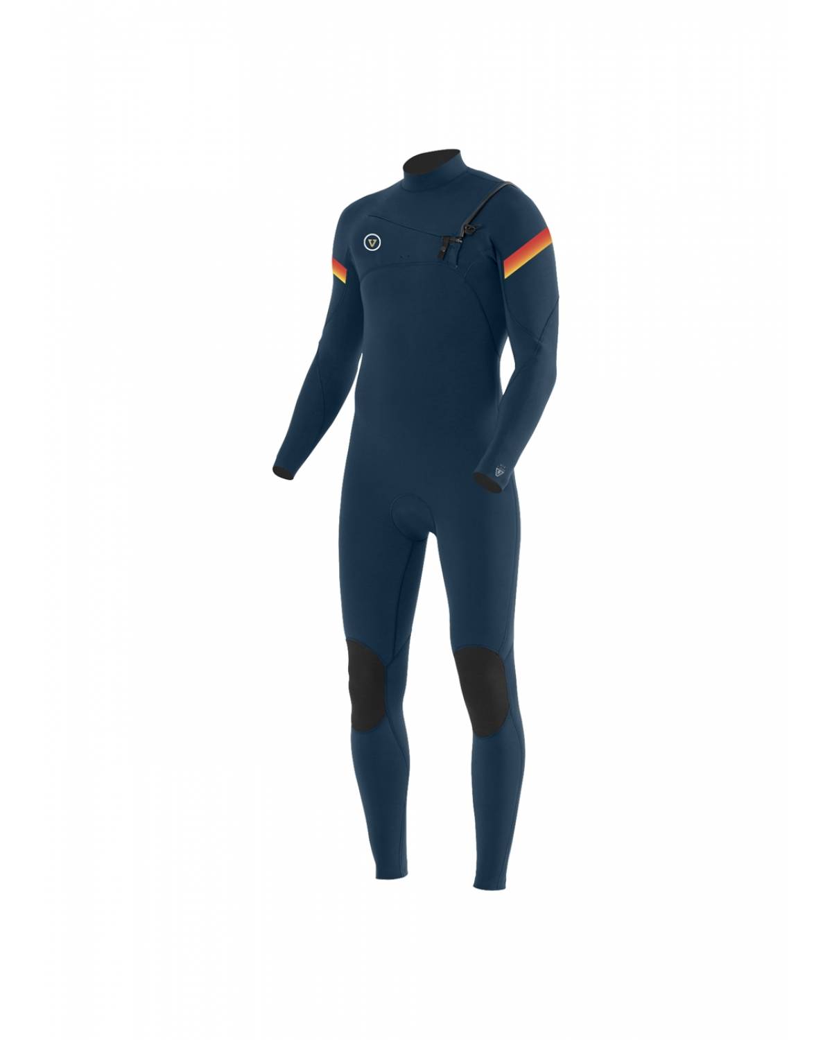 Vissla 7 Seas Raditude 4/3 Chest Zip Wetsuit - Night  front