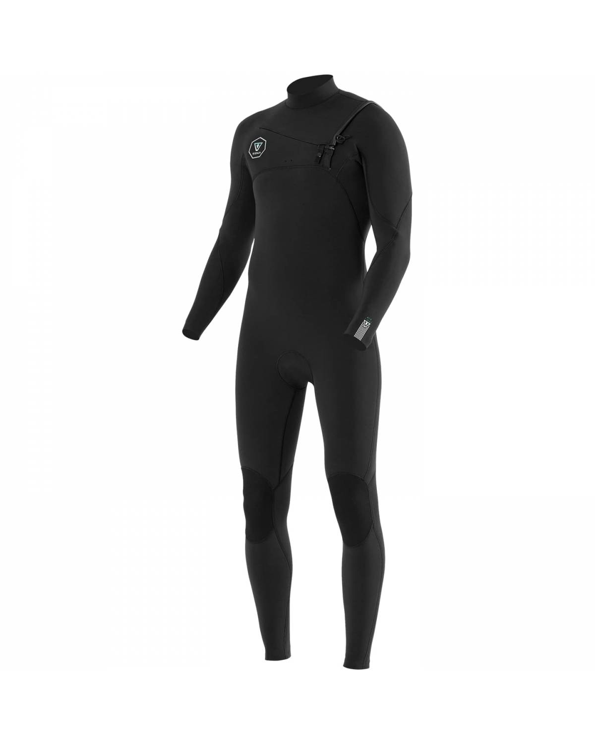 Vissla 7 Seas 2/2 Chest Zip Full Wetsuit - Black