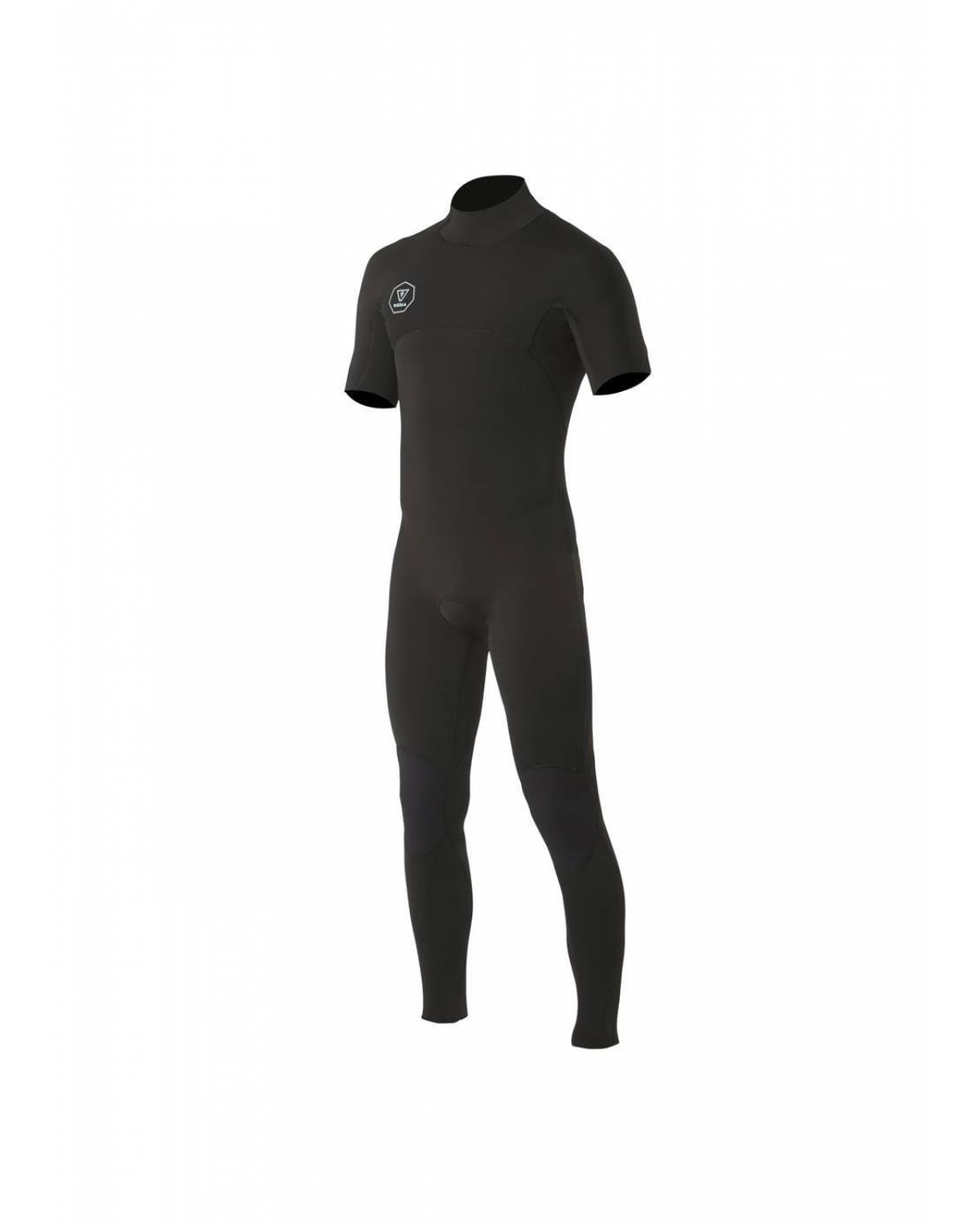 Vissla 7 Seas 2/2 Short Sleeve Steamer Wetsuit - Black