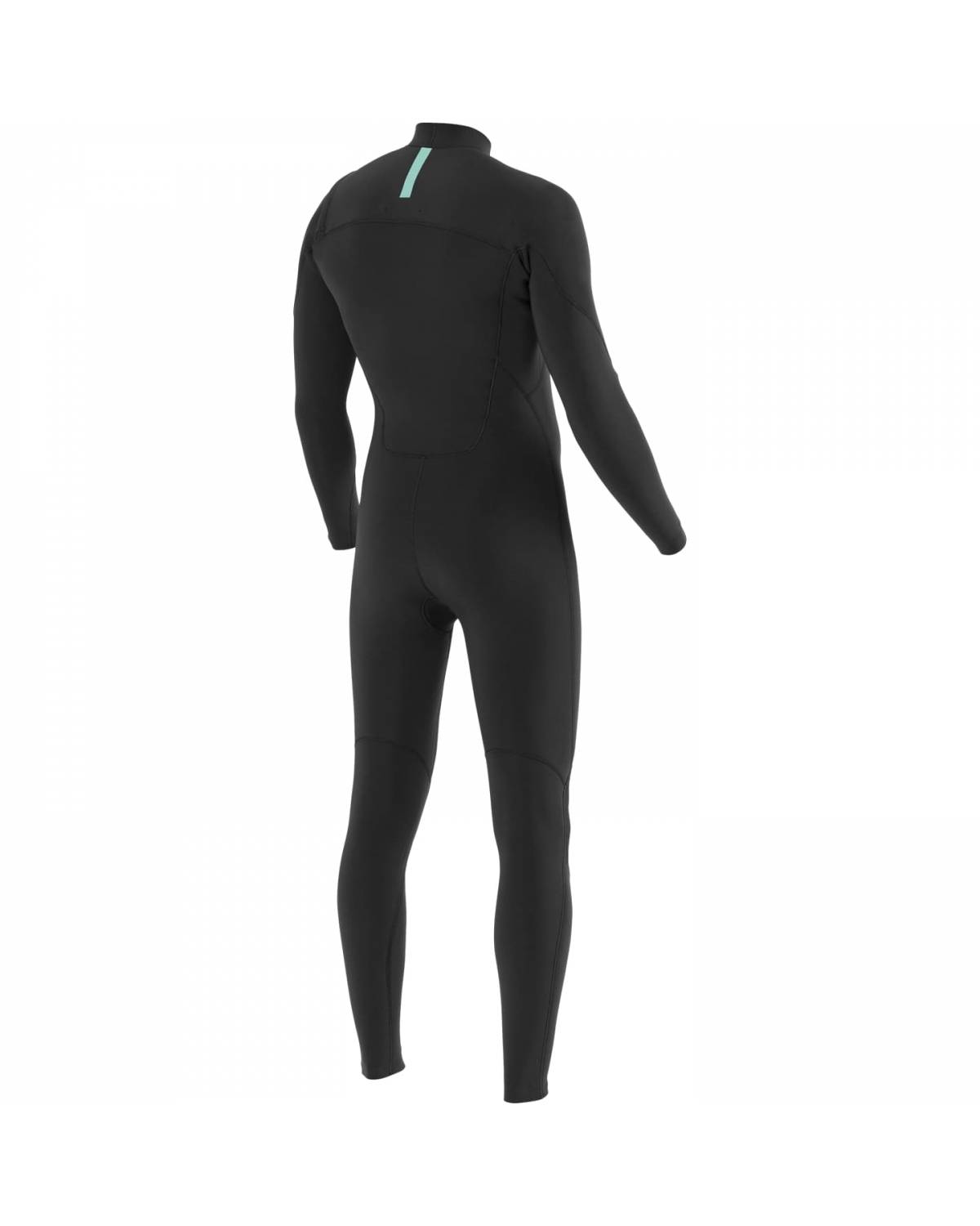 Vissla 7 Seas Comp 3/2 Chest Zip Full Wetsuit - Black back