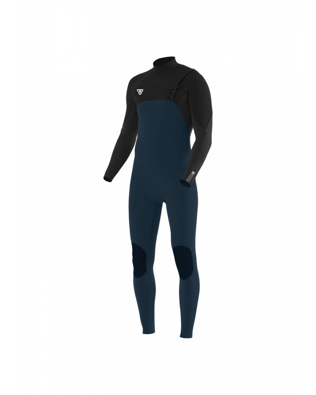 Vissla 7 Seas Comp 3/2 Chest Zip Wetsuit - Night front
