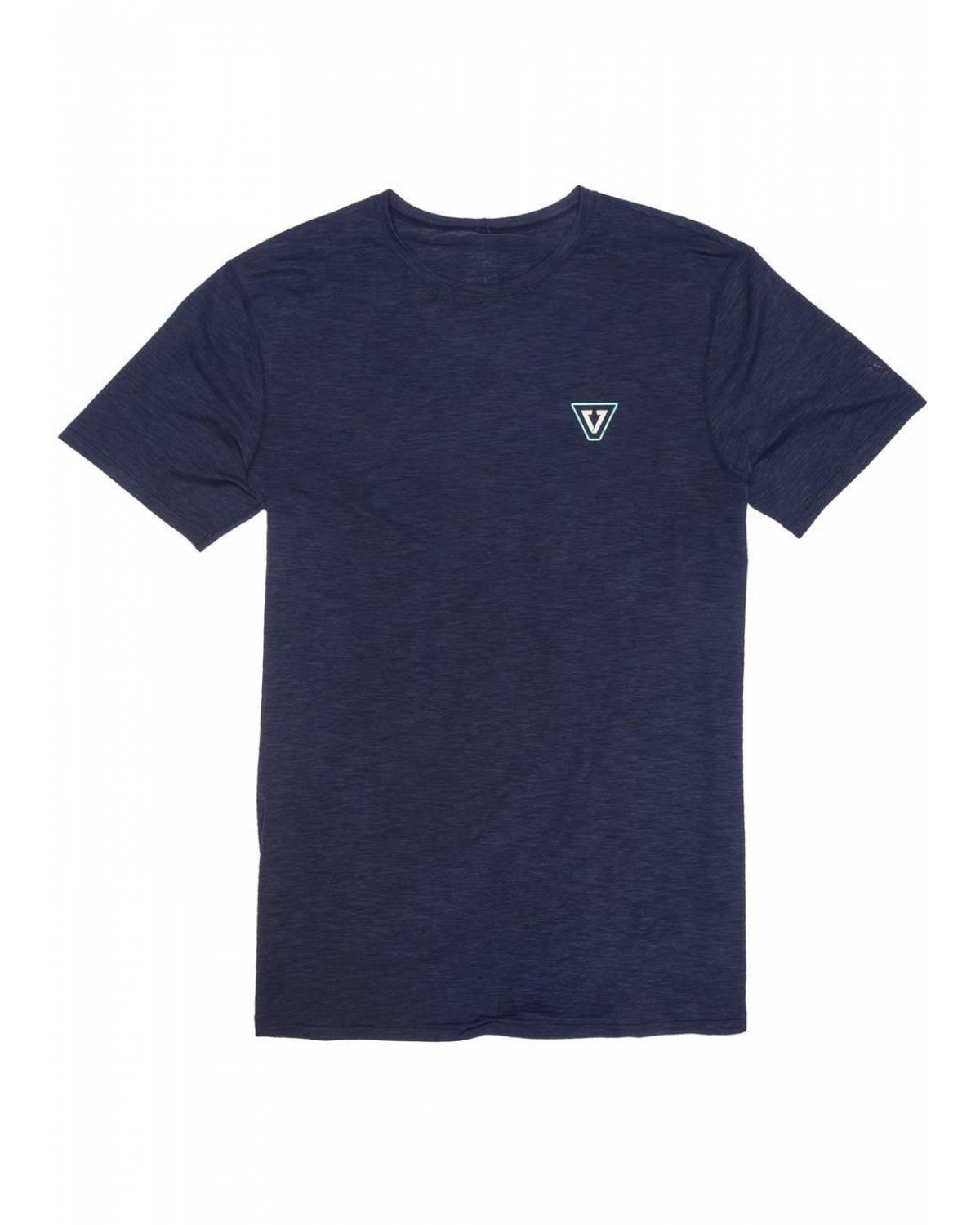 Vissla Alltime S/S - Naval Heather - Front