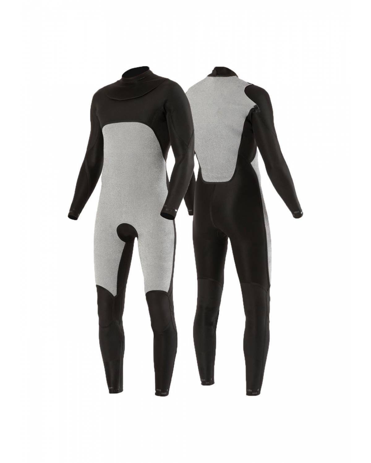 Boys 7 Seas 4/3 Back Zip Wetsuit - Baja Blue 2