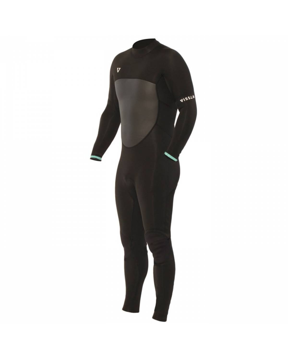 Vissla Easy Seas 3/2 Full Back Zip - Black front