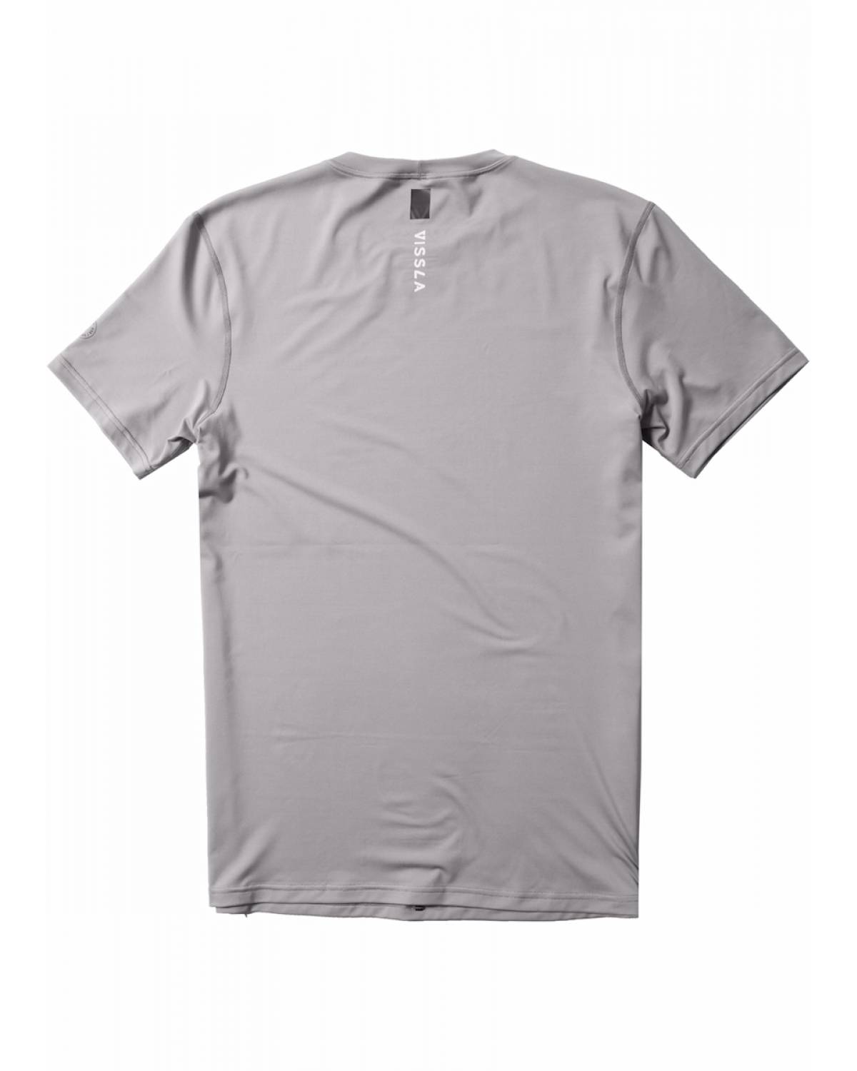 Vissla Easy Seas Eco Short Sleeve Surf Tee - Grey  back