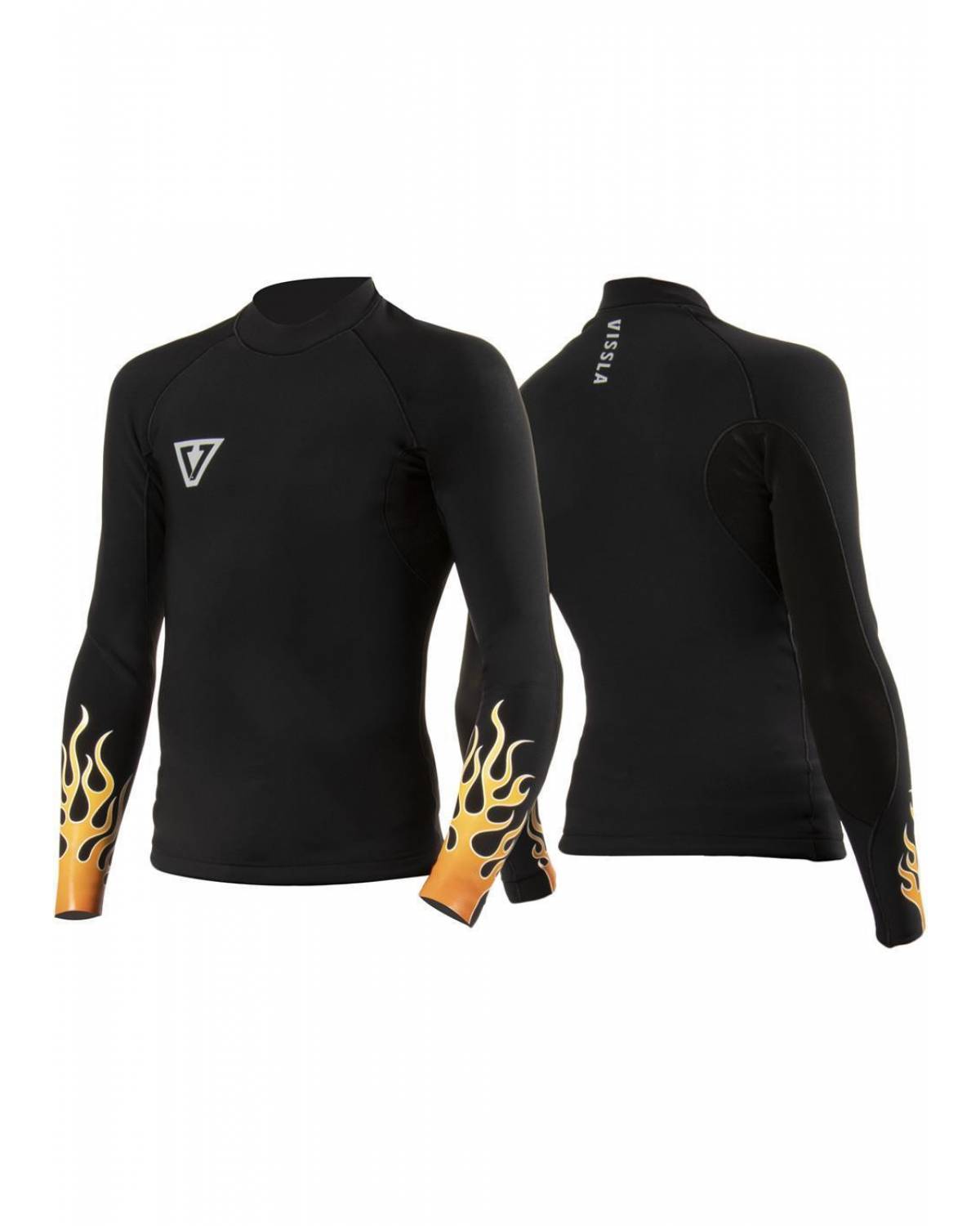 Vissla High Fire Boys 1mm Ls Jacket - Black 