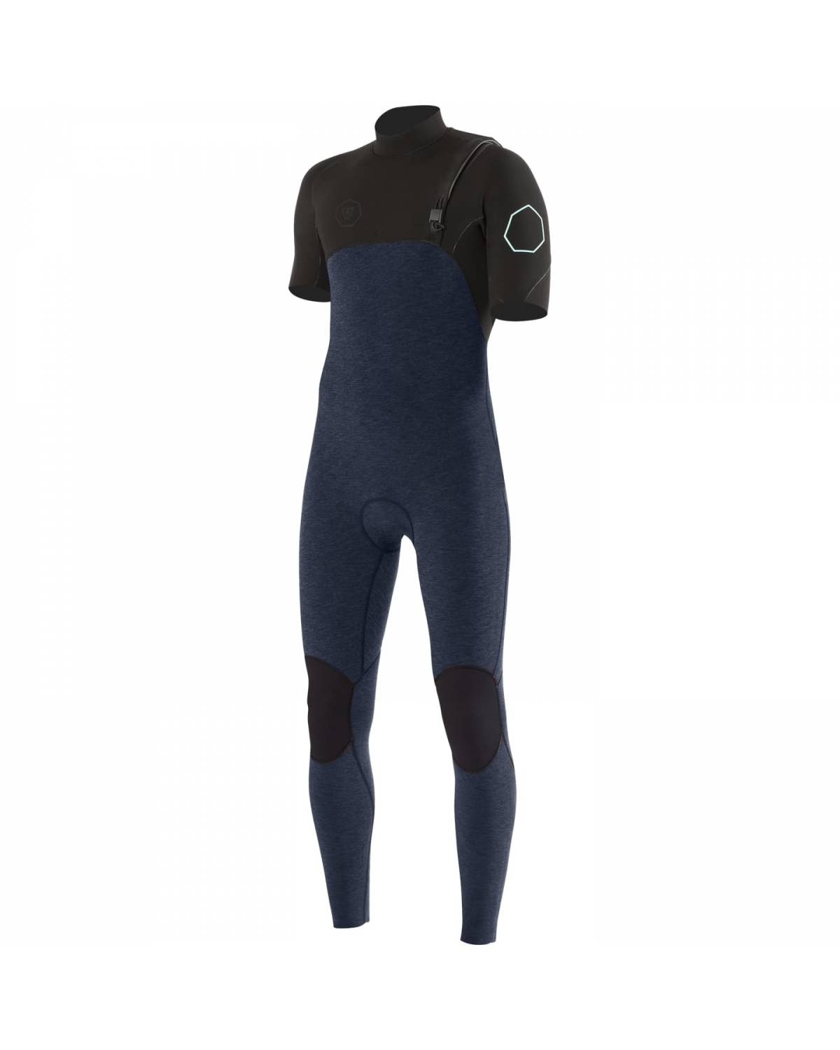 Vissla HIGH SEAS 2/2 short sleeve FULL Wetsuit steamer - NAVAL HEATHER