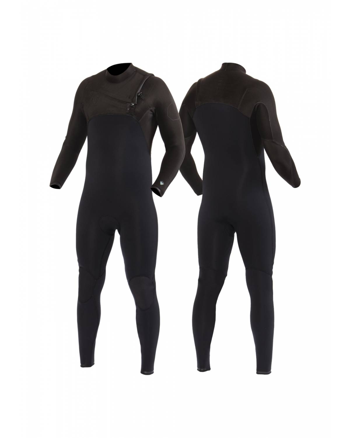 High Seas II 3/2 Chest Zip Wetsuit - Stealth