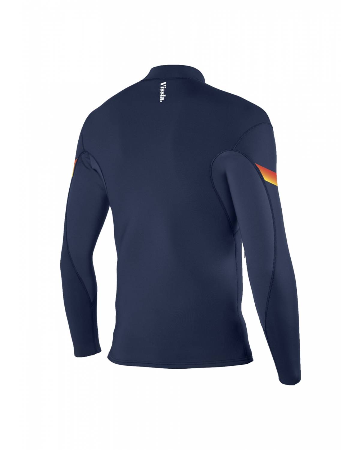 Vissla Raditude 2mm Front Zip Jacket - Night- Back