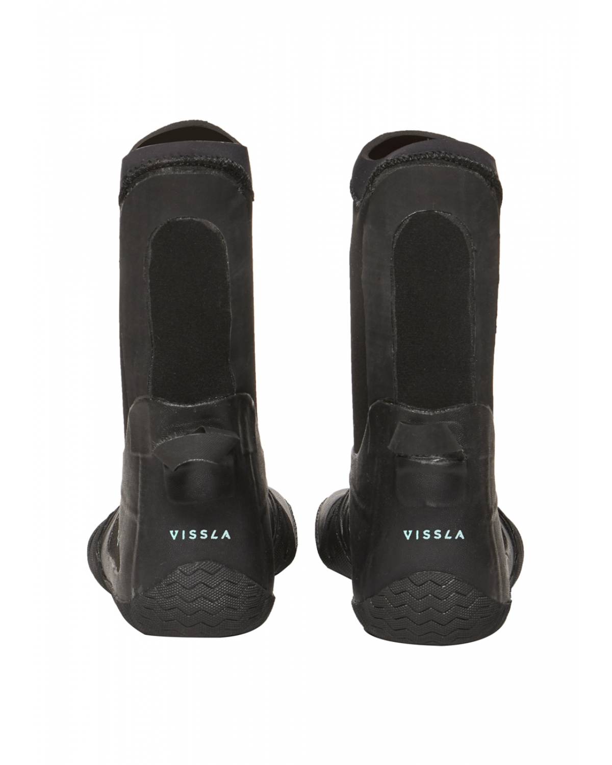 Vissla Seven Seas 3mm Split Toe Bootie - Black - Back