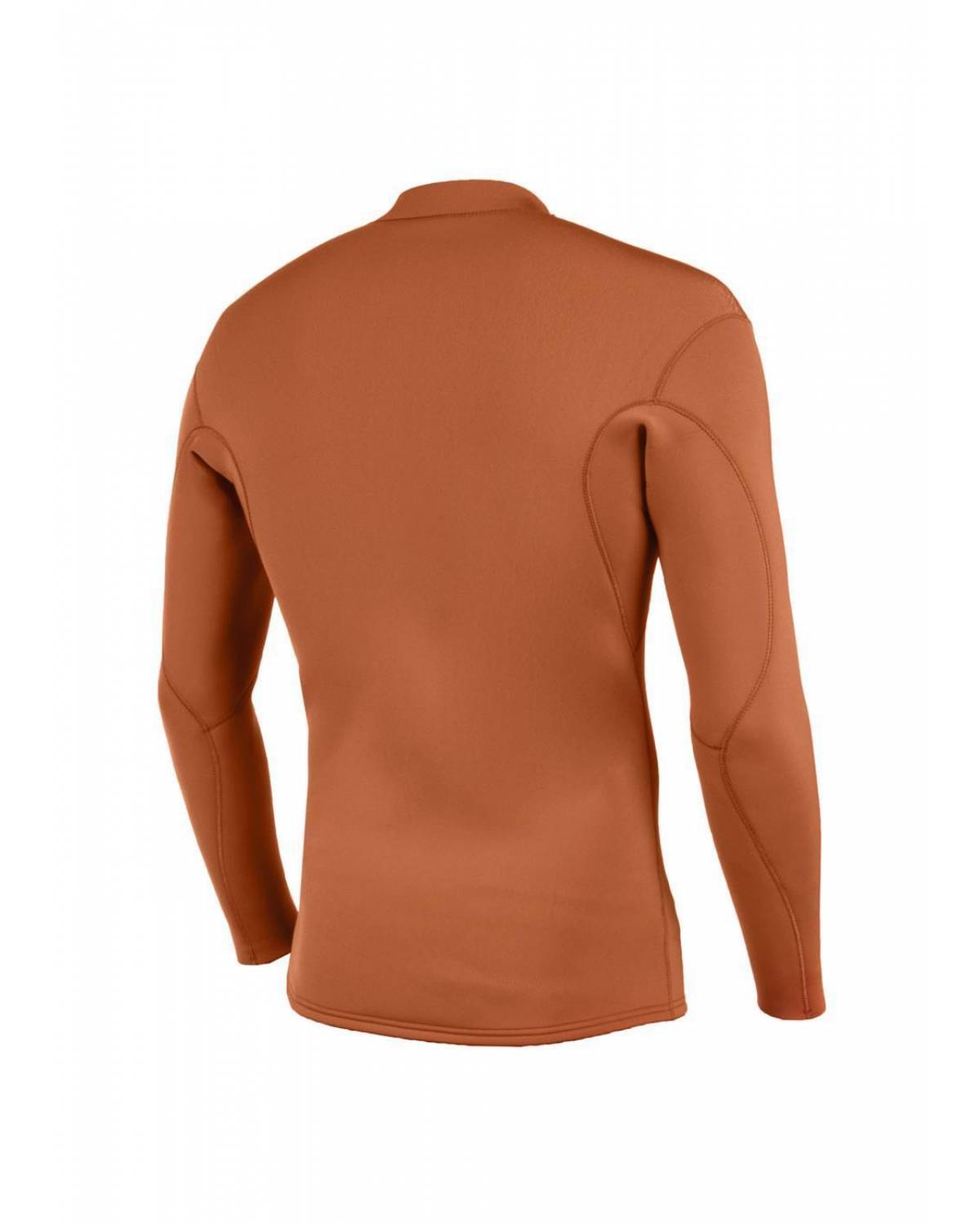 Vissla Solid Sets 2mm Front Zip Jacket - Rust - back