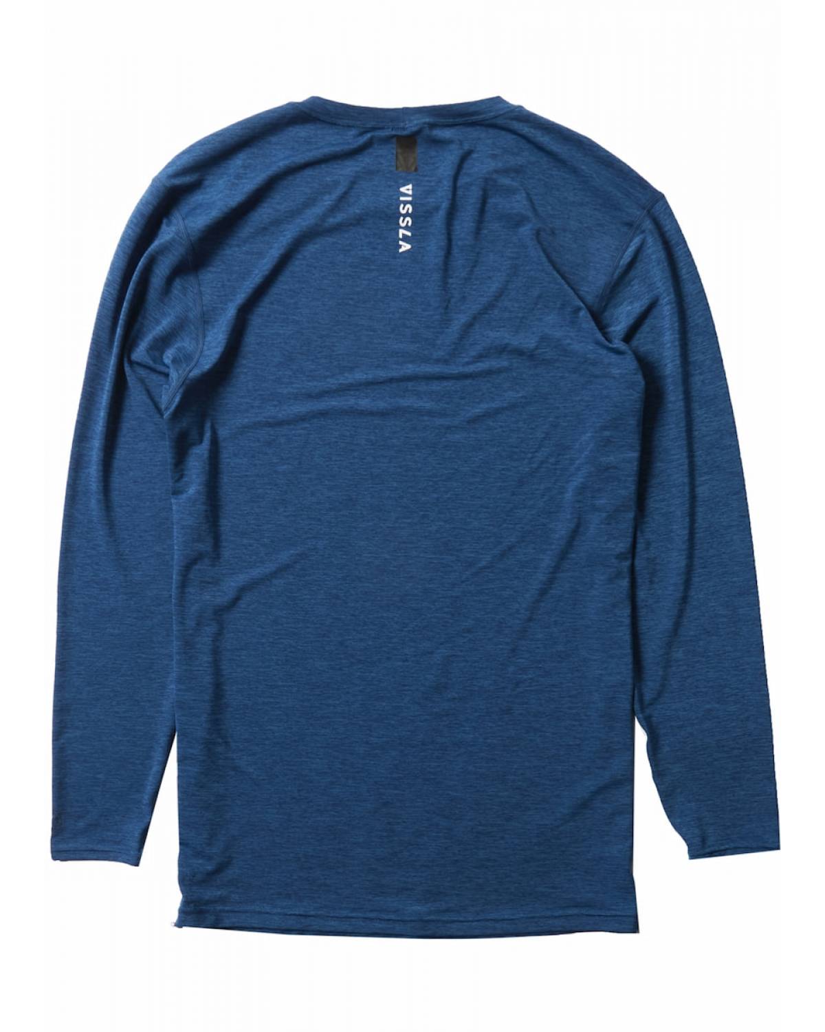 Vissla Twisted Eco Long Sleeve Surf Tee - Naval Heather back
