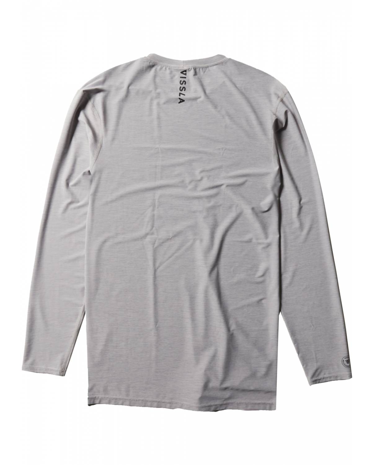 Vissla Twisted L/S - Grey Heather - Back