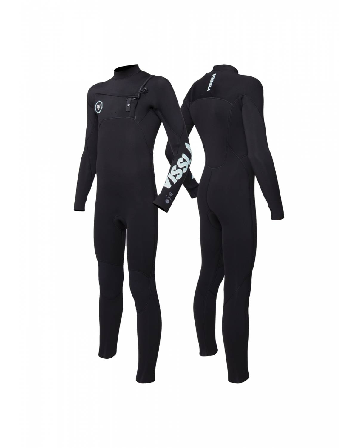 7 Seas Boys 3-2 Full Chest Zip - Black