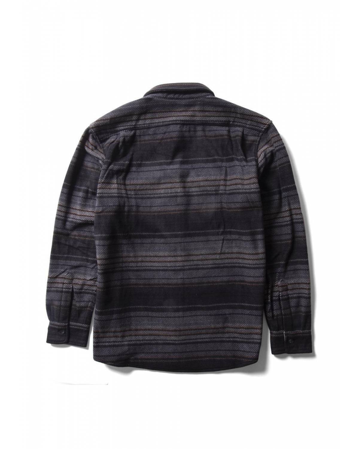 Vissla Eco-zy Ls Polar Flannel - Charcoal