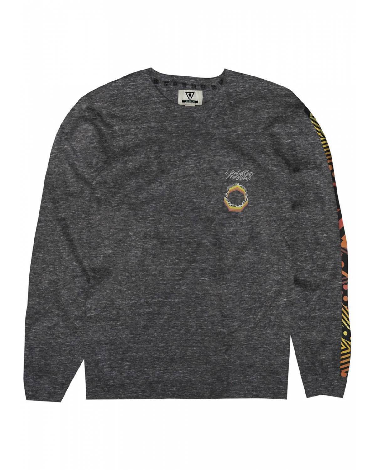 Woodside Ls Tee - Black Heather 