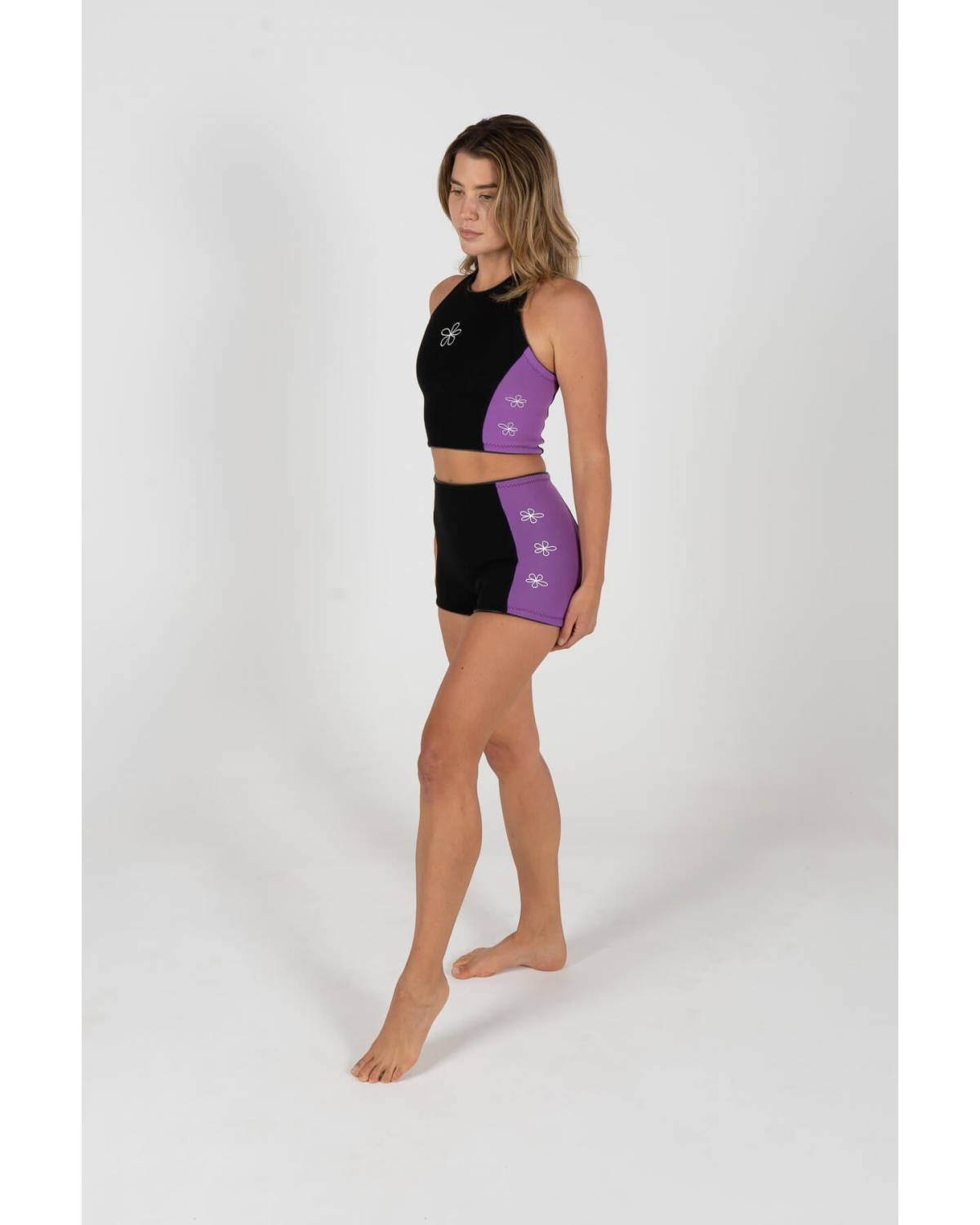 wetsuit, top, singlet, two piece, inner relm, surfing, ladies, vintage