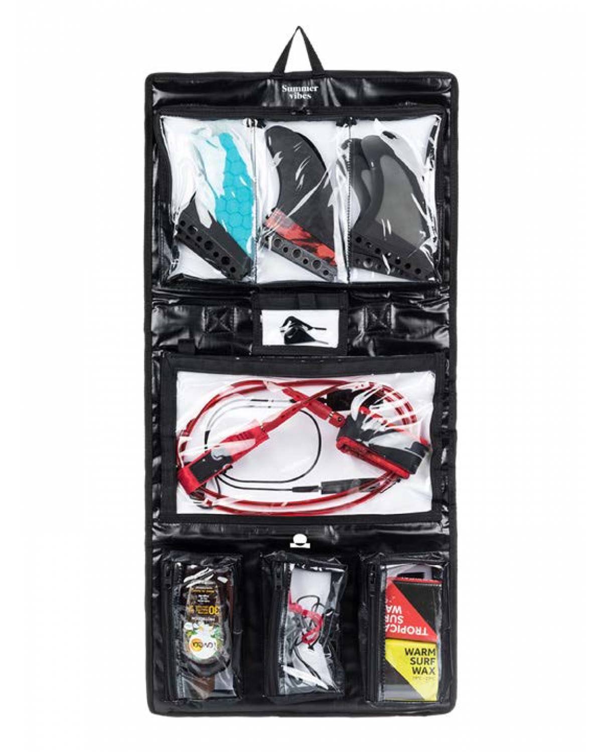 Wallet with gear displayed