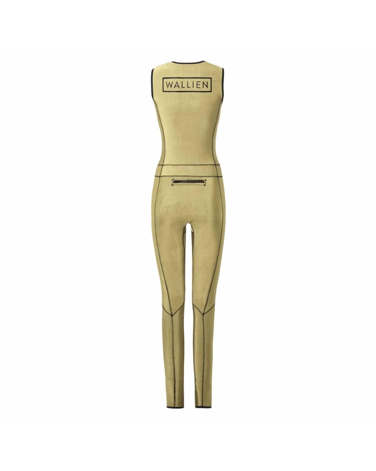Wallien Long Jane Wetsuit - Silky Gold back