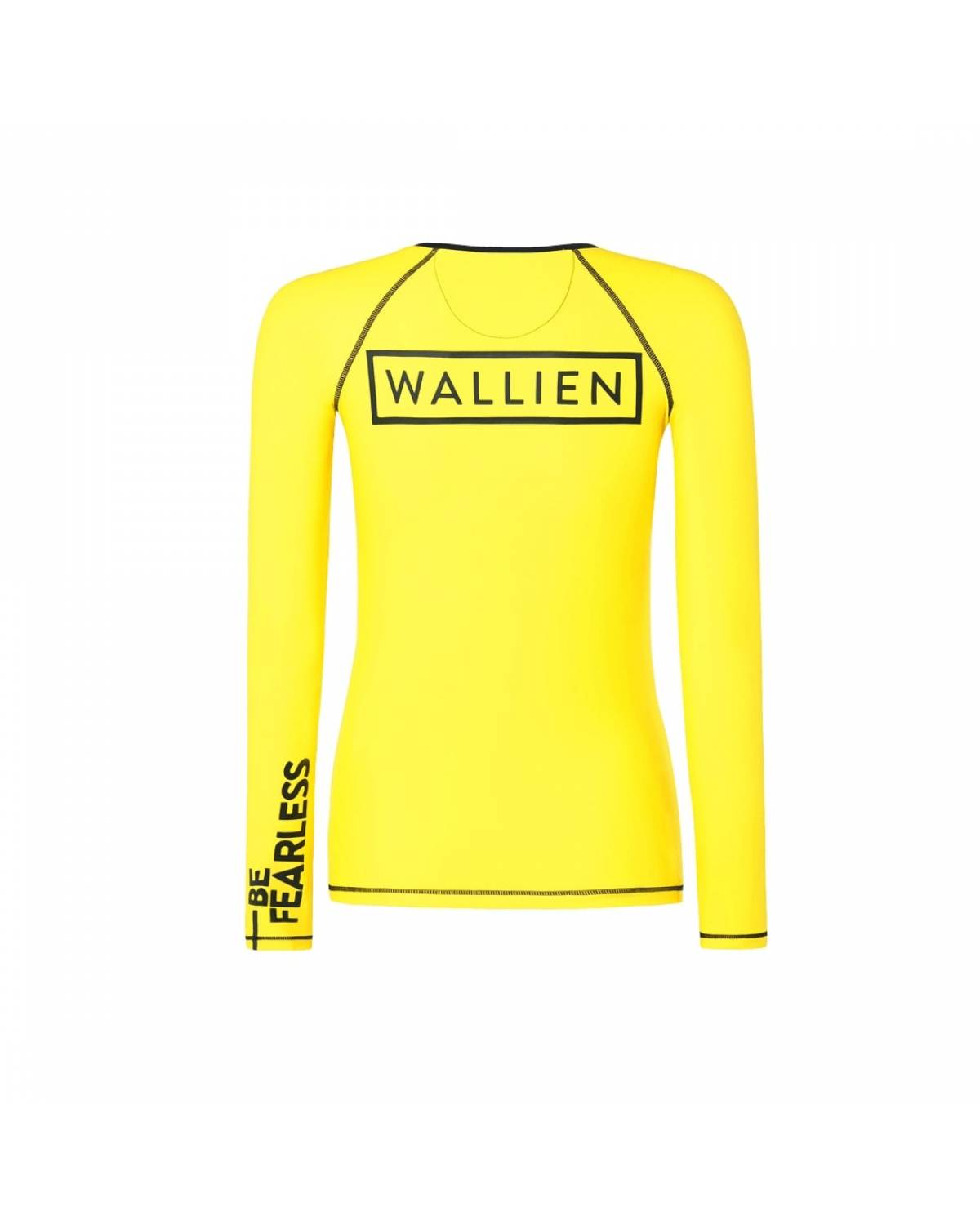Wallien Rash Vest - Canary Yellow back