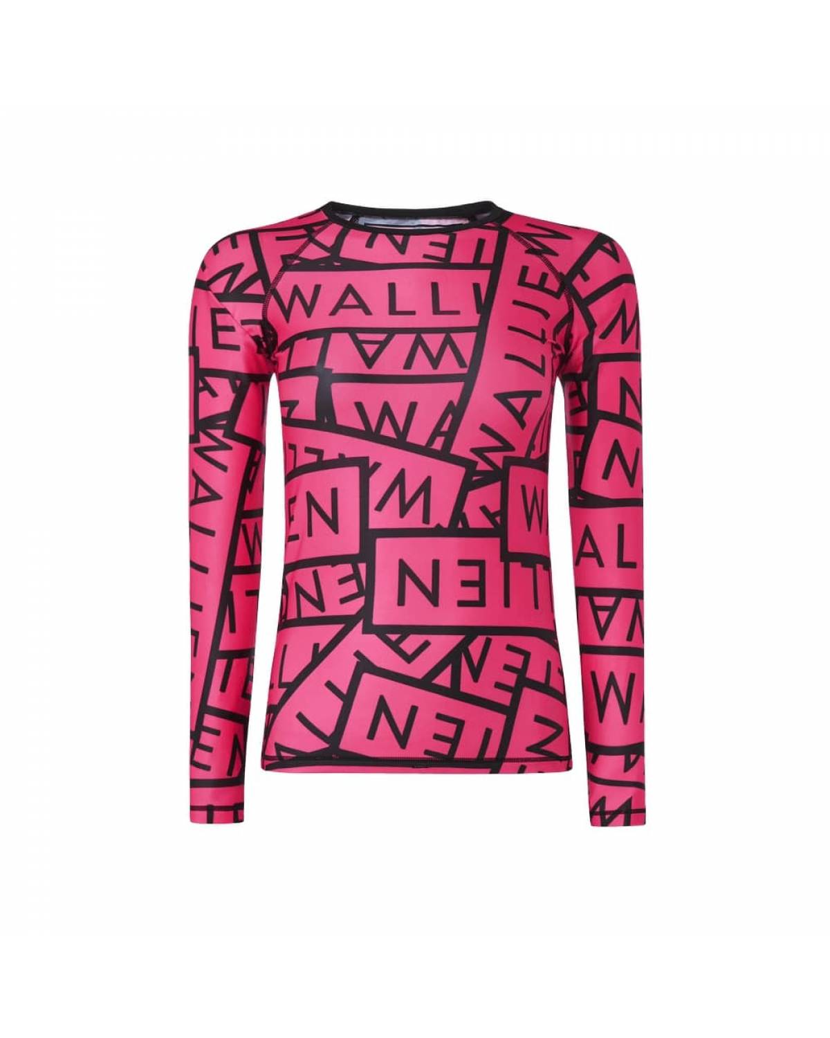 Wallien Rash Vest - Hot Pink front