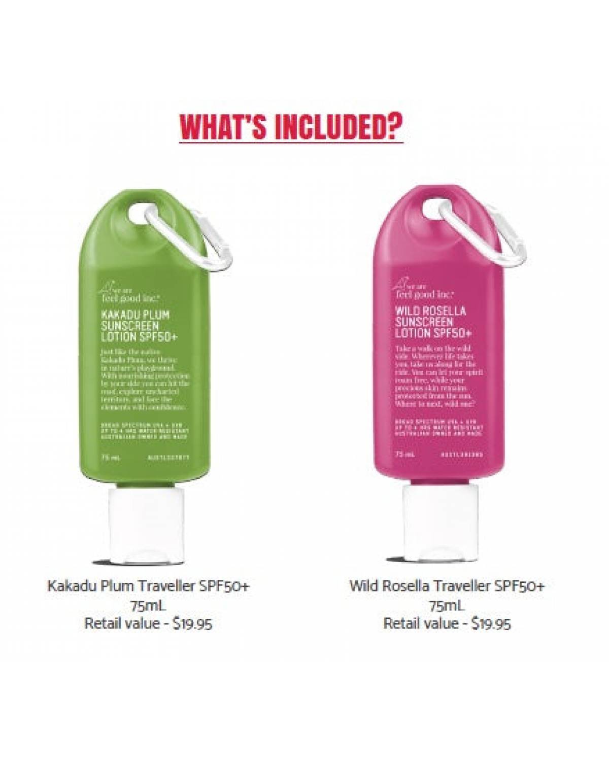Traveller Sunscreen Duo Gift Set