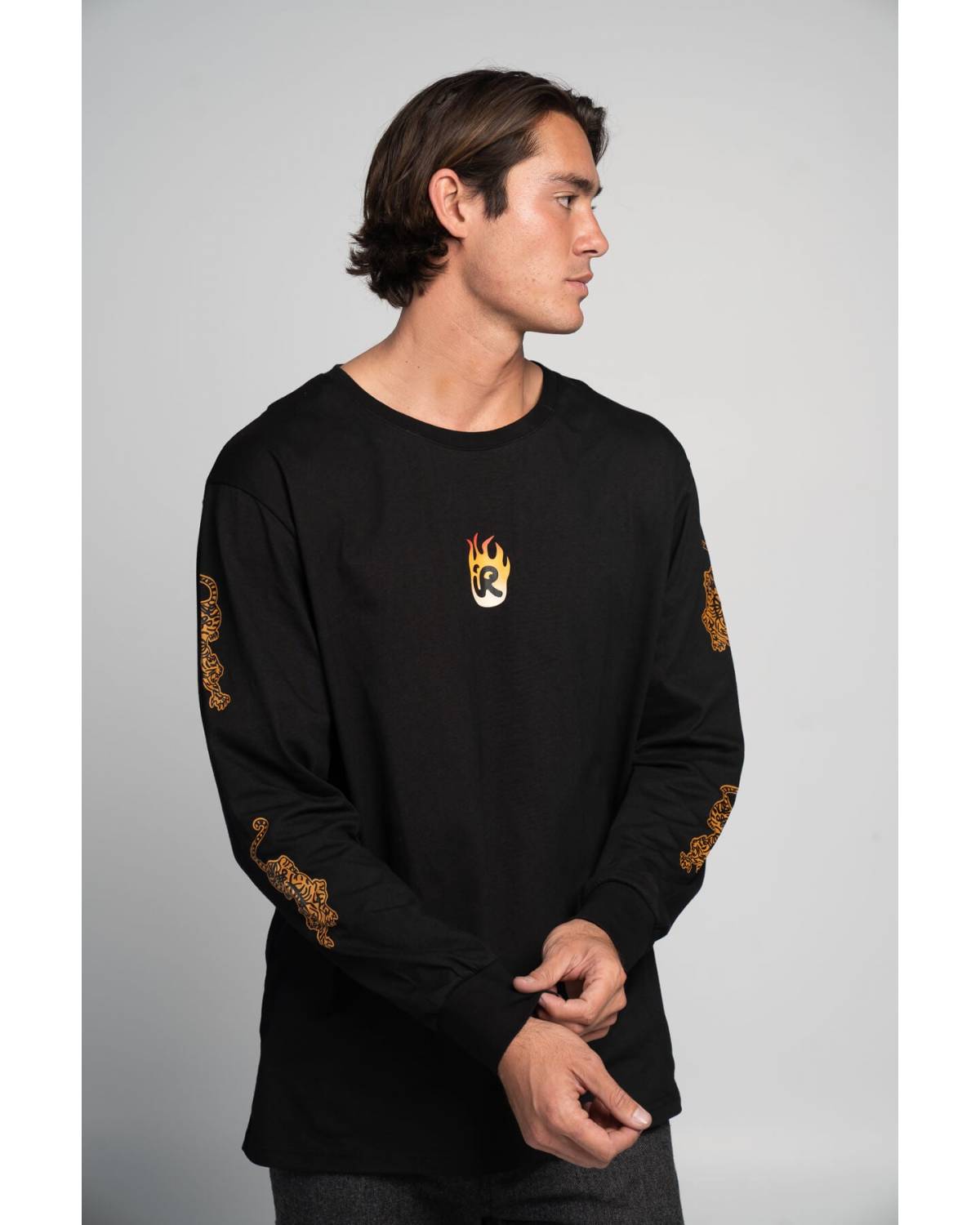 Inner Relm Bonfire Long Sleeve Hemp Tee 