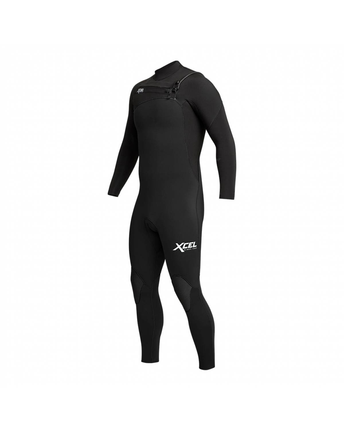 Youth Comp 3/2 Steamer Wetsuit - Black