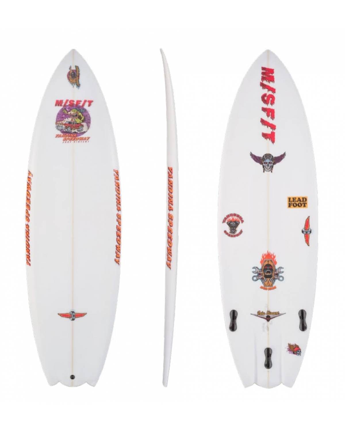 Yandina Speedway (Misfit Shapes) - 5' 9" x 19 1/2" x 2 3/16" x 29L - Futures
