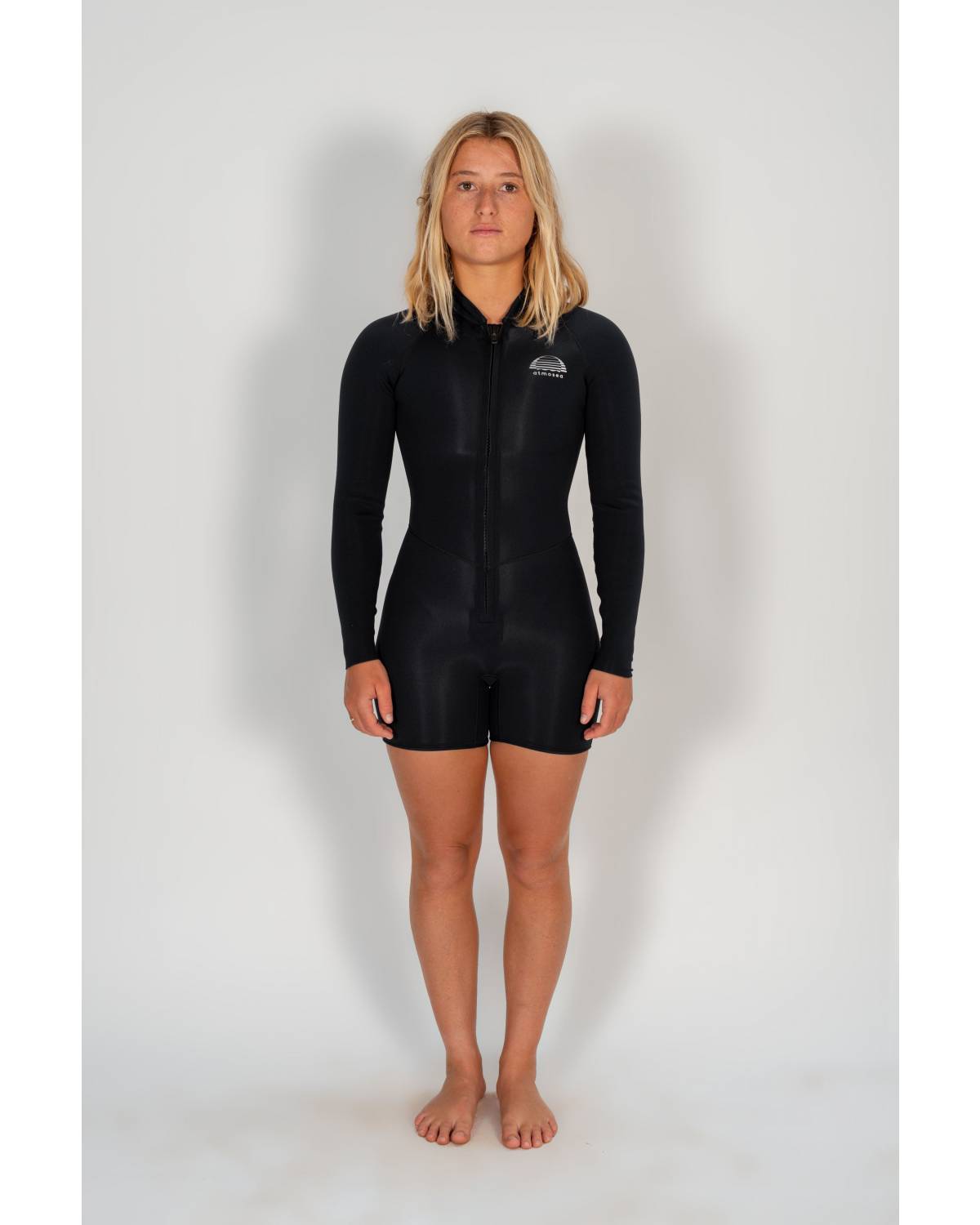 Wetsuit side view on beach