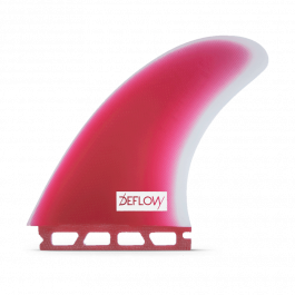 Deflow Duette twin fins -full tab- burgundy
