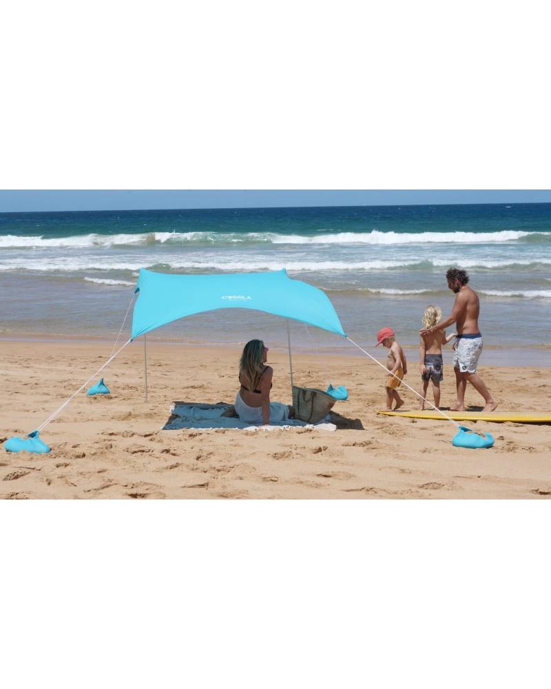 Family Size Ocean Beach Tent - Blue