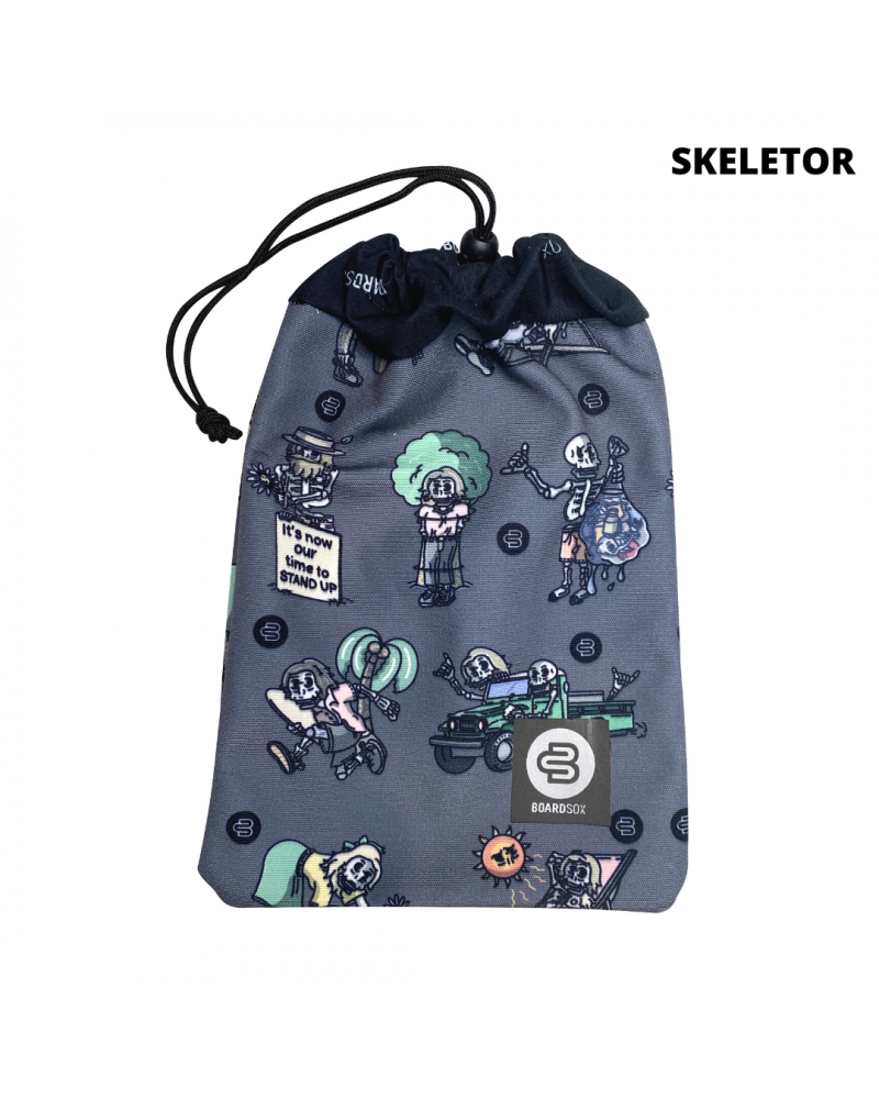 Boardsox Wax/Fin Bag - The Skeletor