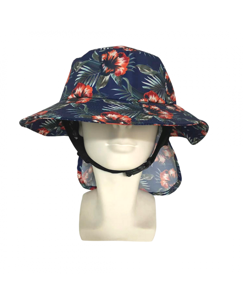 Boardsox Hawaiian Surf Hat front on mannequin